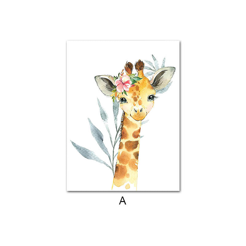 Decorazioni cameretta - quadri cuccioli animale