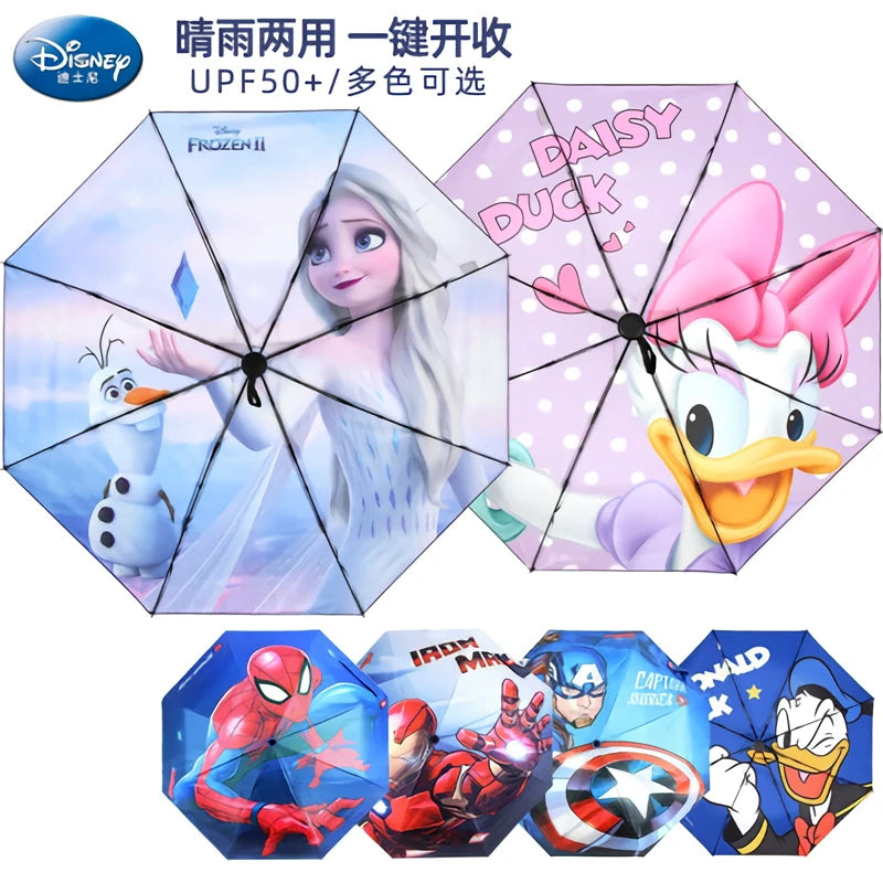 β Disney Marvel & Principesse β Ombrello Automatico 3 Pieghe! π