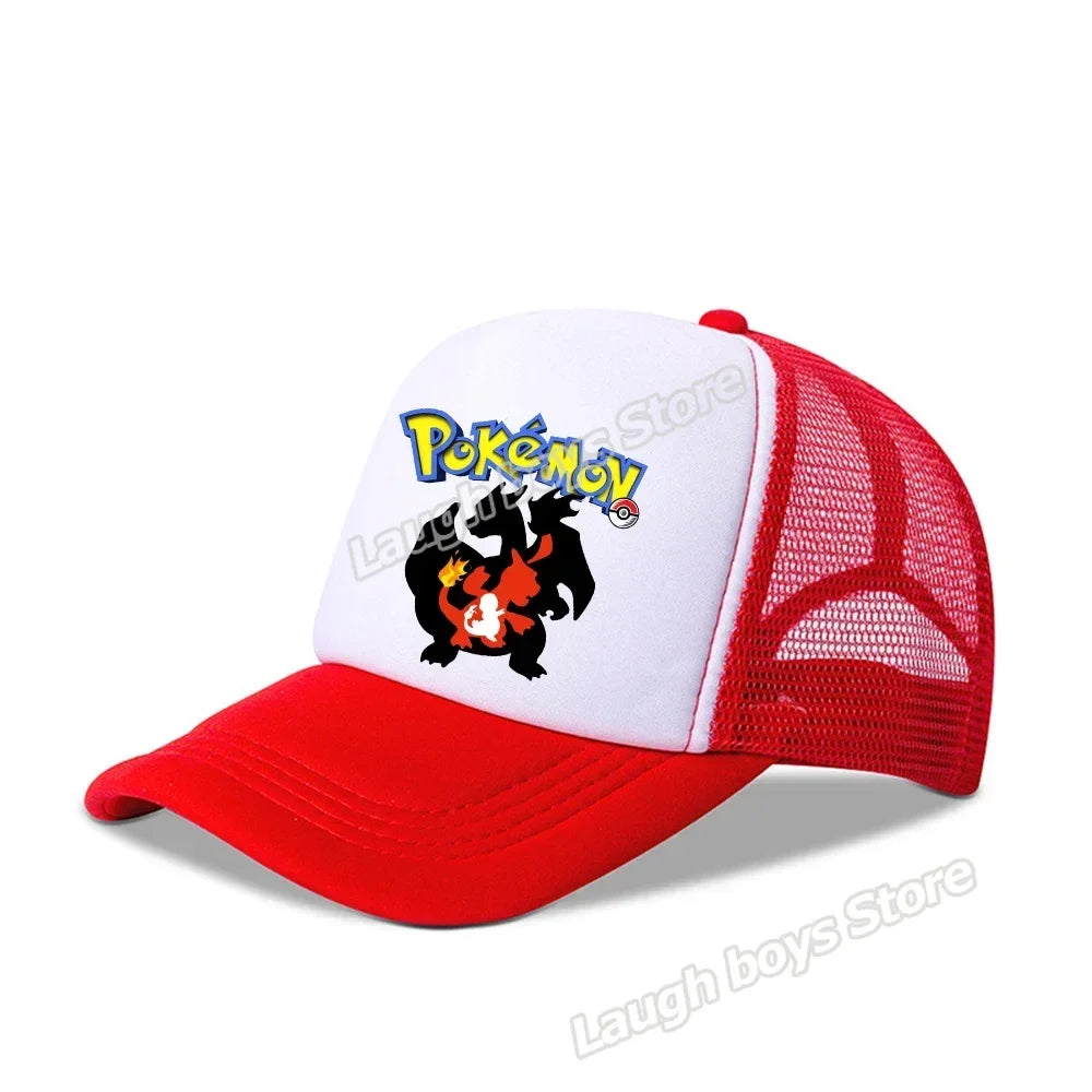 Pokemon Summer Sunhat Pikachu Baseball Cap Mom Hat Adult Lover Girls Women Hip Hop Parent-child Outdoor Sport Shade Caps Gifts