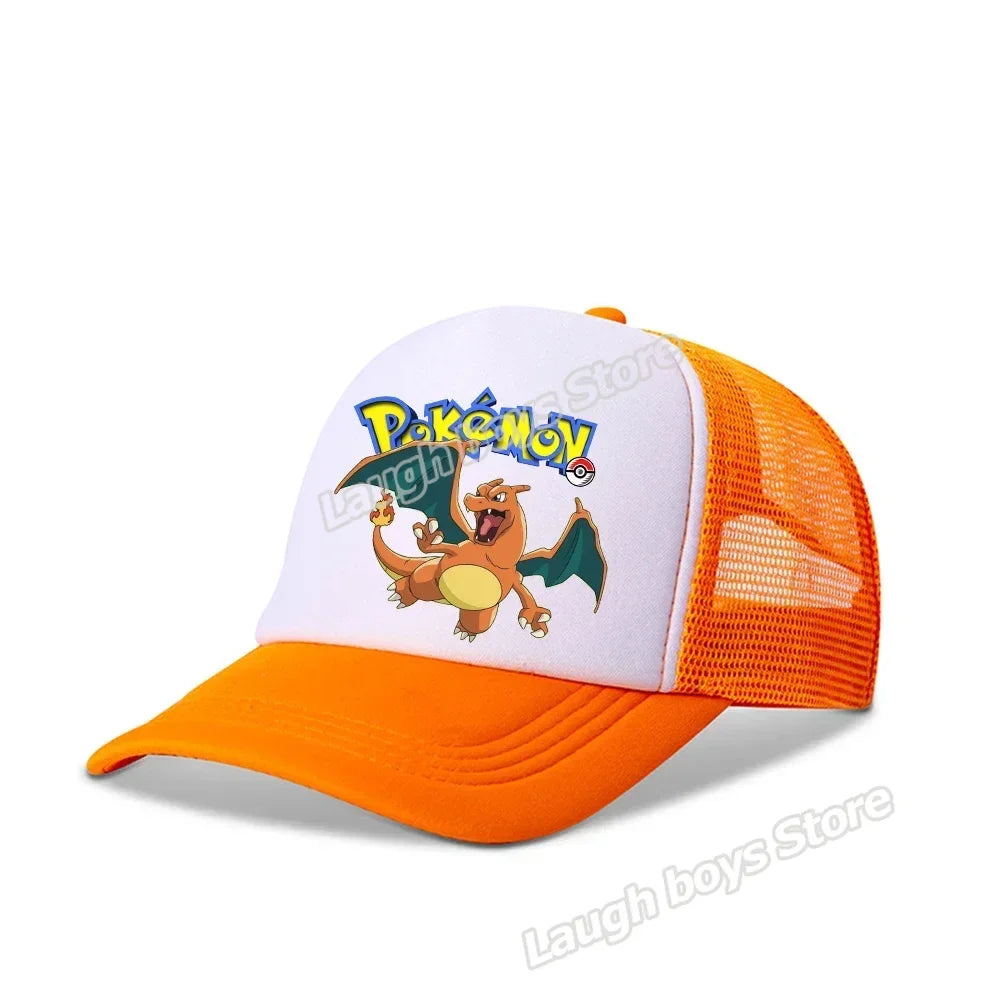 Pokemon Summer Sunhat Pikachu Baseball Cap Mom Hat Adult Lover Girls Women Hip Hop Parent-child Outdoor Sport Shade Caps Gifts