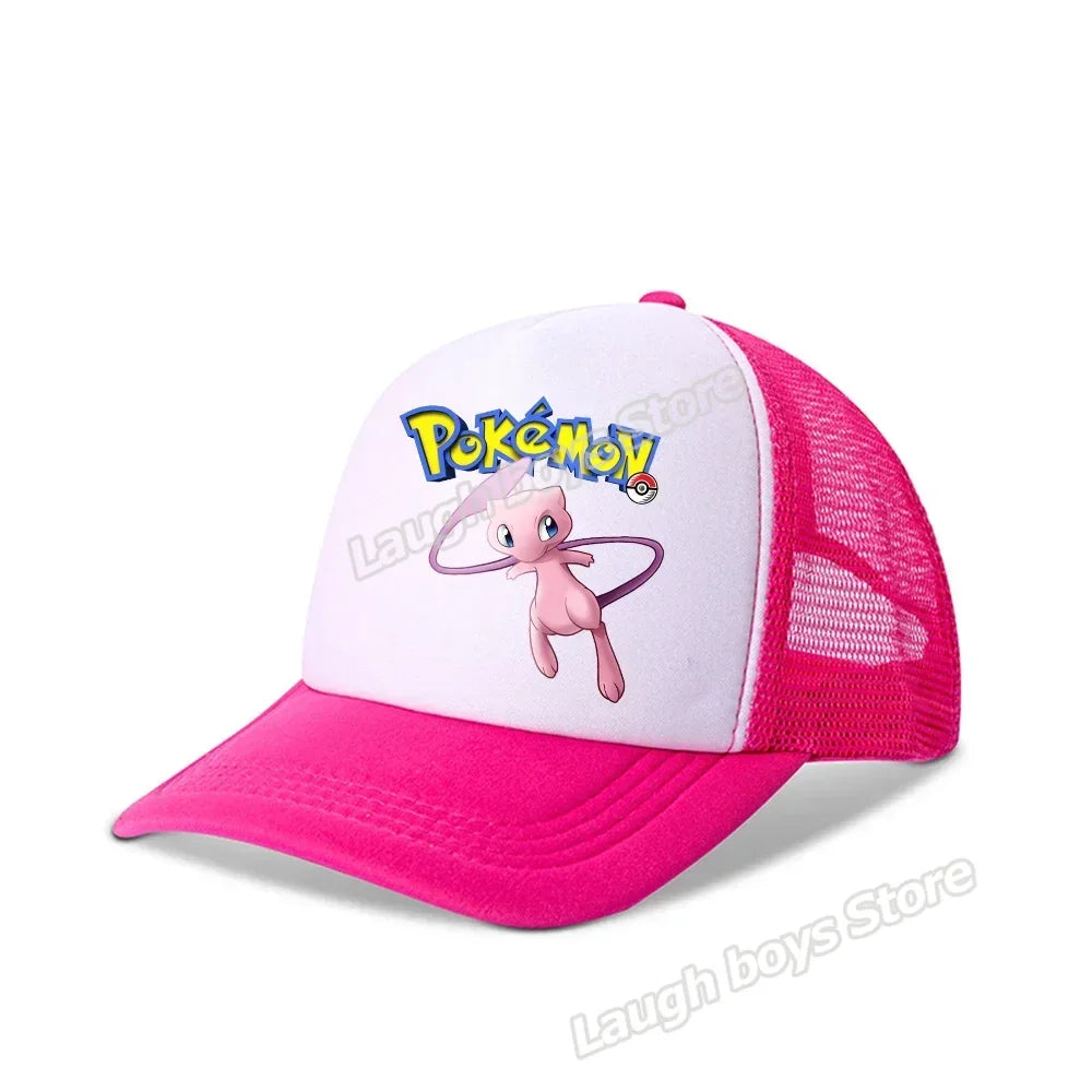 Pokemon Summer Sunhat Pikachu Baseball Cap Mom Hat Adult Lover Girls Women Hip Hop Parent-child Outdoor Sport Shade Caps Gifts