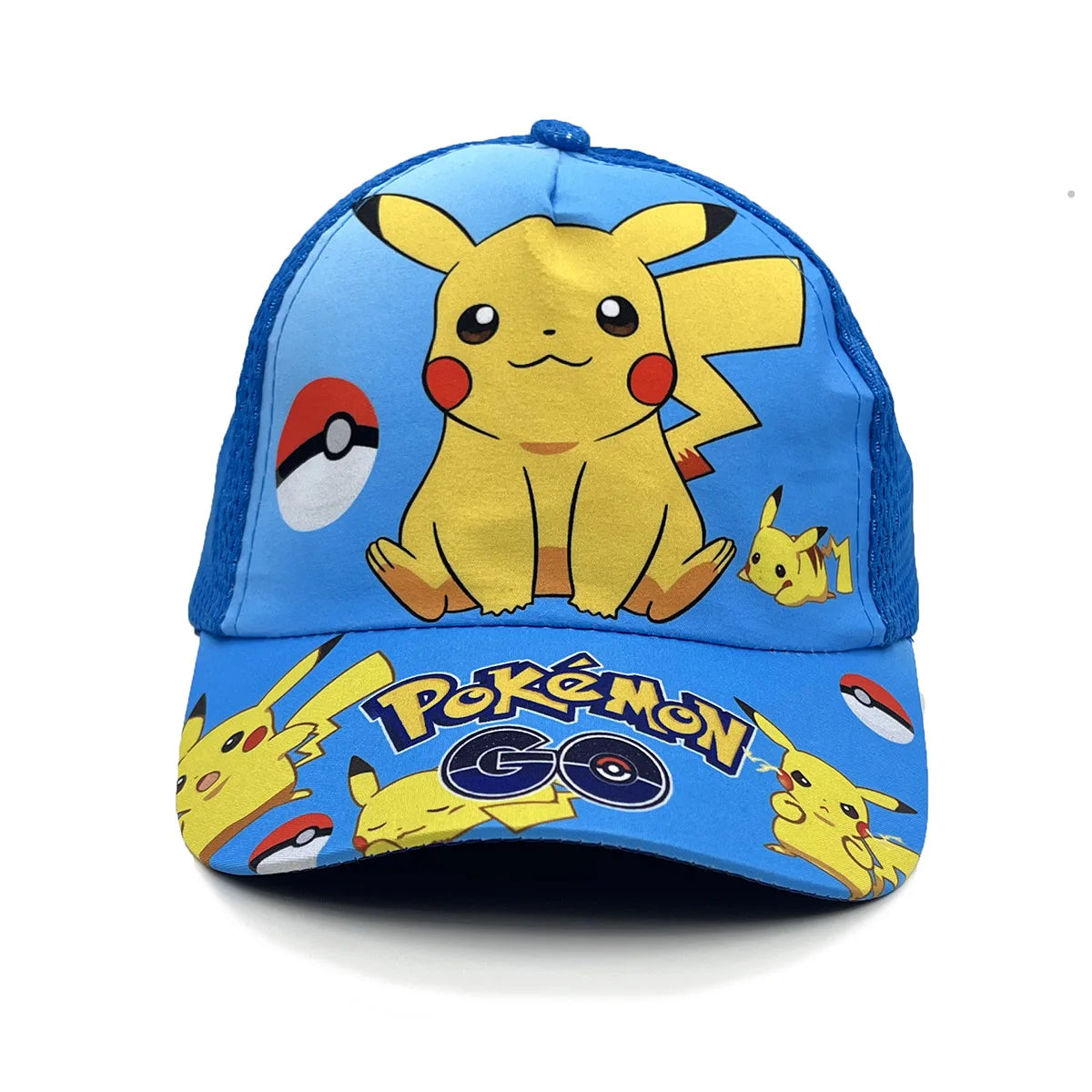 New Pokemon Kawaii Pikachu Baseball Cap Children's Hat Boys Girls Sun Hat Cartoon Hip Hop Fashion Charm Hat Kids Gift