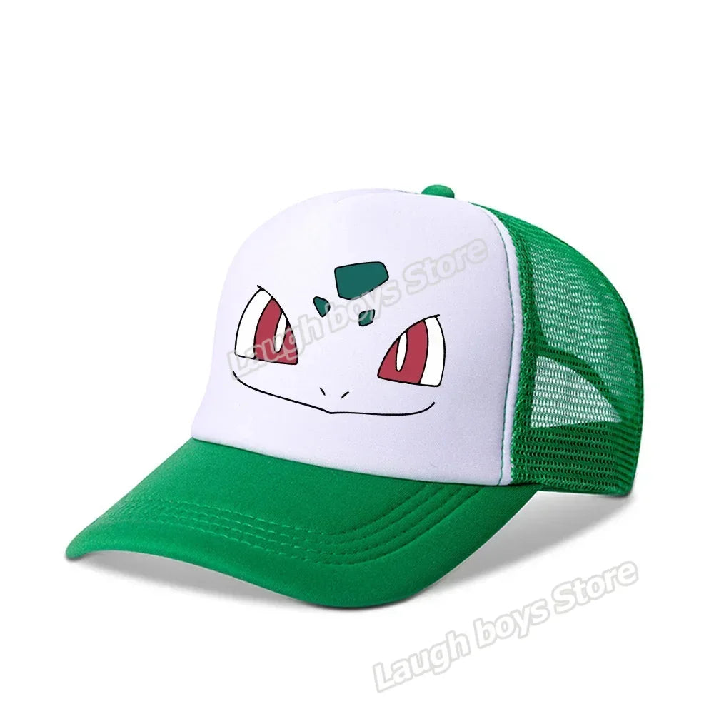 Pokemon Summer Sunhat Pikachu Baseball Cap Mom Hat Adult Lover Girls Women Hip Hop Parent-child Outdoor Sport Shade Caps Gifts