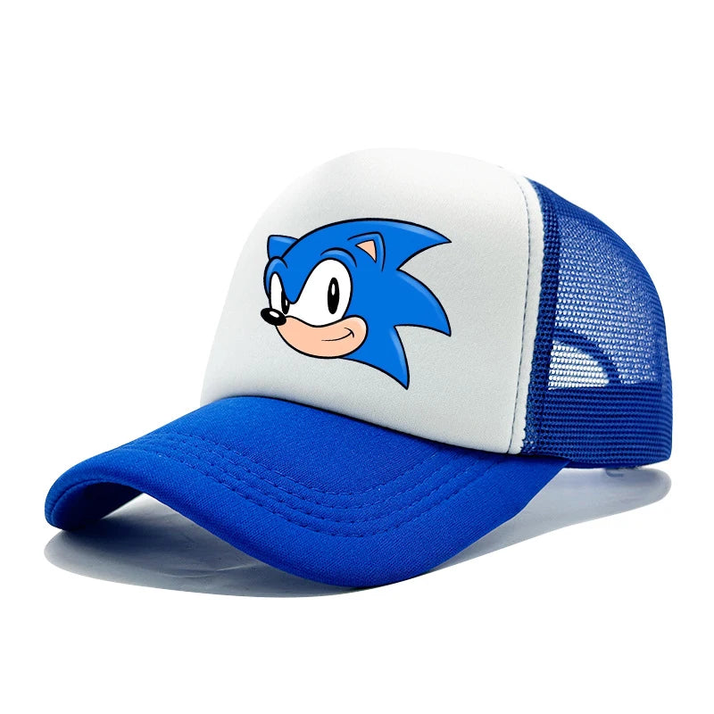 Soniced Boys Cute Baseball Cap Cute Anime Canvas Printed Hat Outdoor Street Casual Sunshade Summer Kids Adult Kawaii Party Gifts