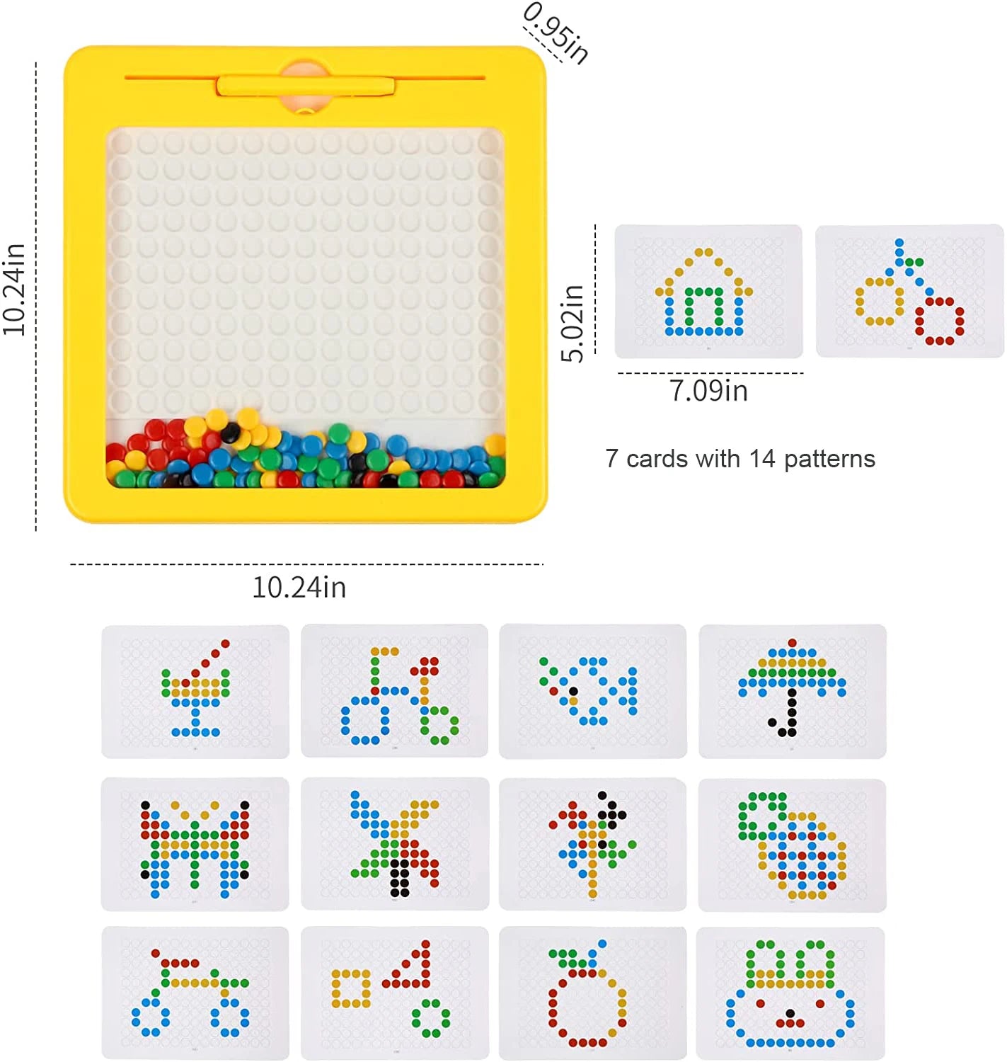 Lavagna Magnetica per Bambini - Gioco Educativo da Viaggio 🎨🧲