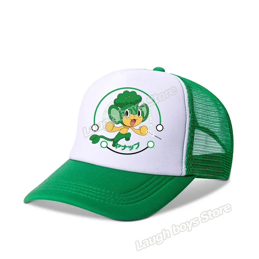 Pokemon Summer Sunhat Pikachu Baseball Cap Mom Hat Adult Lover Girls Women Hip Hop Parent-child Outdoor Sport Shade Caps Gifts