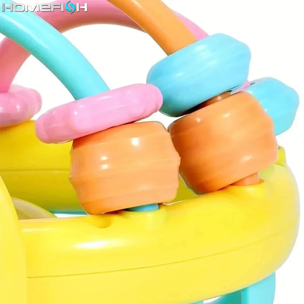 Giocattolo per Bambini - Pallina Rattle Bendi per Neonati, Sviluppo Intellettivo, Rattlo con Campanella, 0-12 Mesi