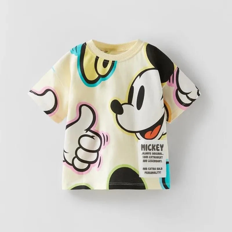🎀 Maglietta Estiva con Stampa Minnie per Bambine – Maniche Corte e Stile Super Cute! 🎀