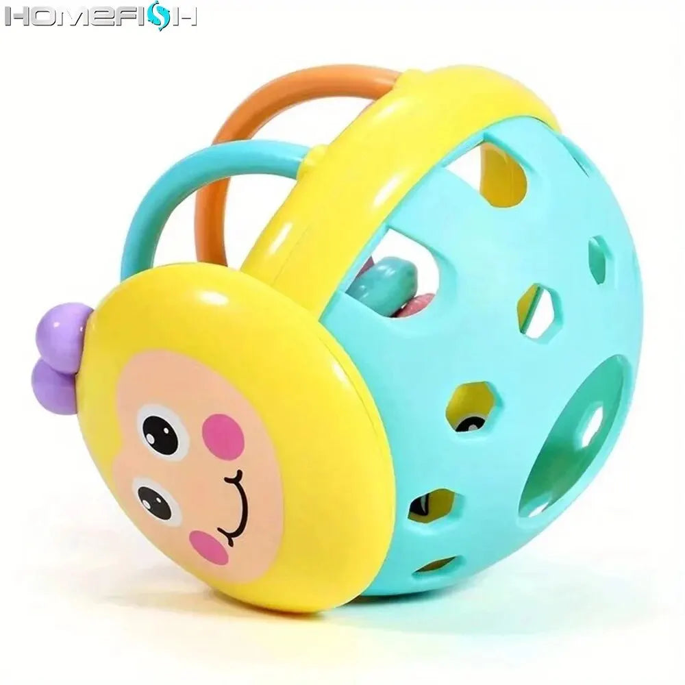 Giocattolo per Bambini - Pallina Rattle Bendi per Neonati, Sviluppo Intellettivo, Rattlo con Campanella, 0-12 Mesi