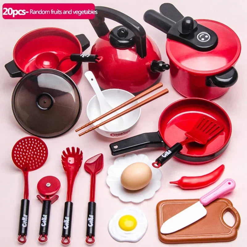 Set di Giocattoli da Cucina per Bambini β Gioco di Simulazione con Frutta e Accessori da Cucina! ππ΄