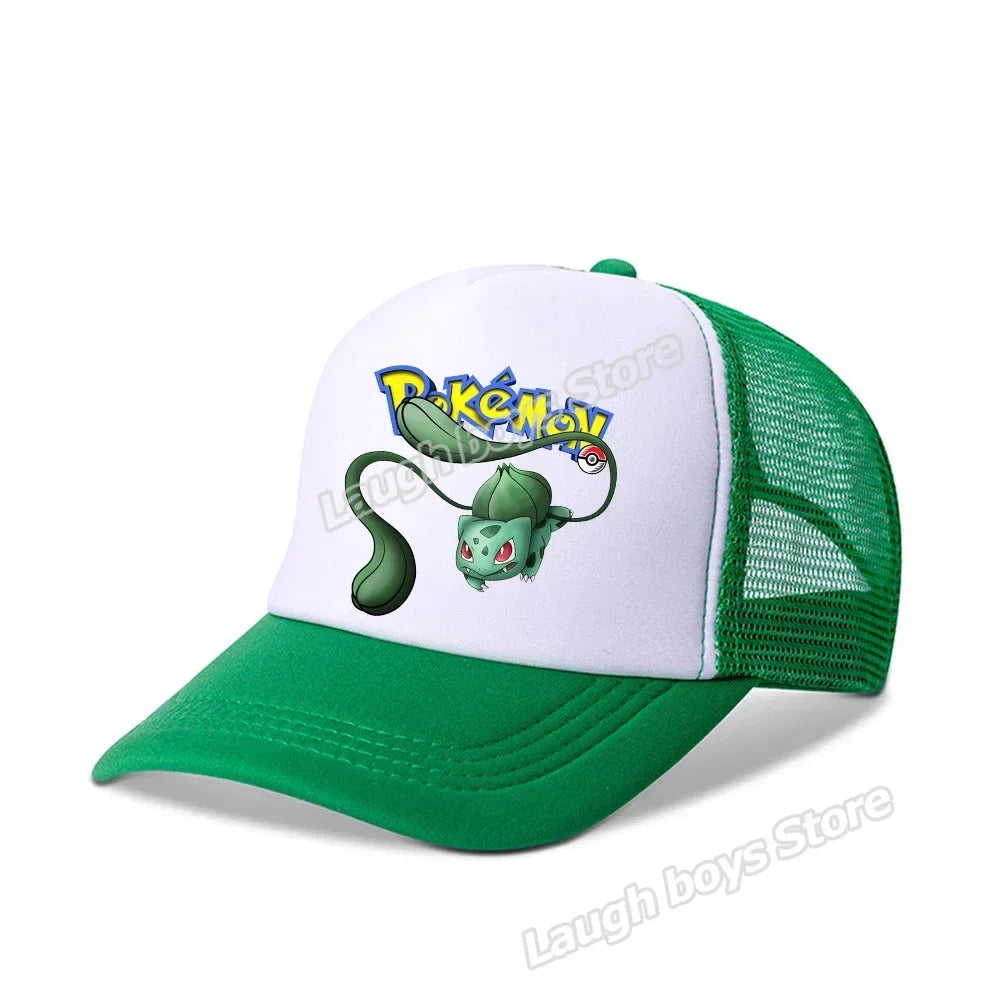 Pokemon Summer Sunhat Pikachu Baseball Cap Mom Hat Adult Lover Girls Women Hip Hop Parent-child Outdoor Sport Shade Caps Gifts