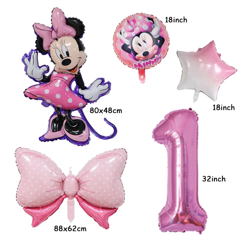 π Decorazioni per Festa di Compleanno Minnie Mouse β Kit Tavola Usa e Getta per Bambine π