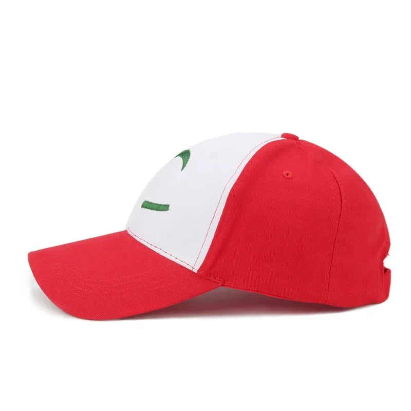 Pokemon Hats Anime Cartoon Cosplay Ash Ketchum Series Cartoon Hat Adjustable Child Baseball Cap Mesh Hats Halloween Gift