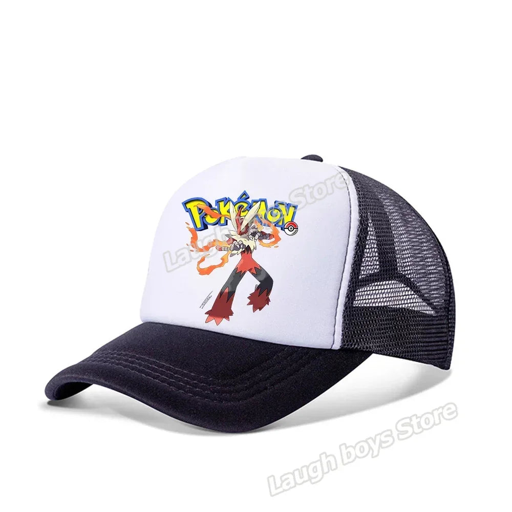 Pokemon Summer Sunhat Pikachu Baseball Cap Mom Hat Adult Lover Girls Women Hip Hop Parent-child Outdoor Sport Shade Caps Gifts