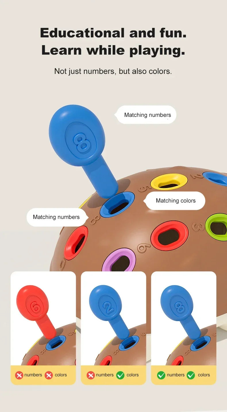 🦔✨ Riccio Montessori – Gioco Educativo per lo Sviluppo Motorio! ✨🦔