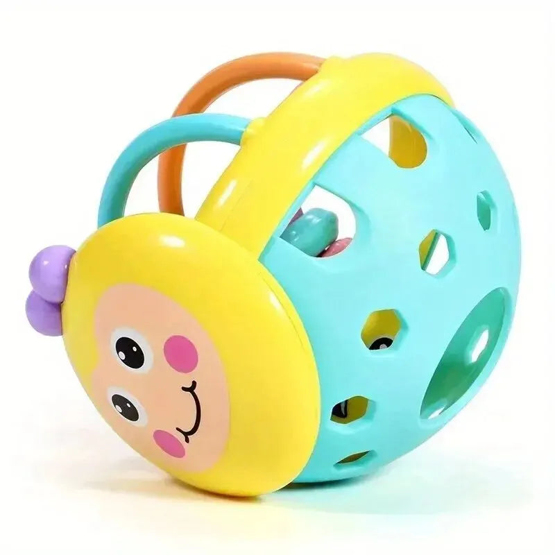 Giocattolo per Bambini - Pallina Rattle Bendi per Neonati, Sviluppo Intellettivo, Rattlo con Campanella, 0-12 Mesi