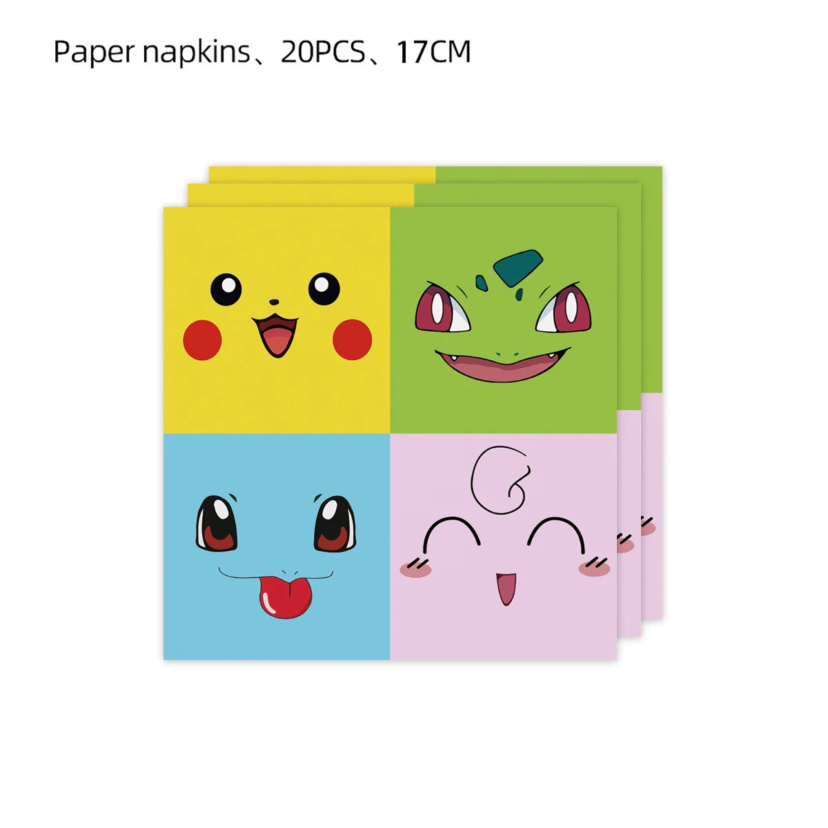 Pokemon Birthday Party Decor Disposable Tableware Cup Plate Napkin Tablecloth Pikachu Kids Baby Shower Party Supplies