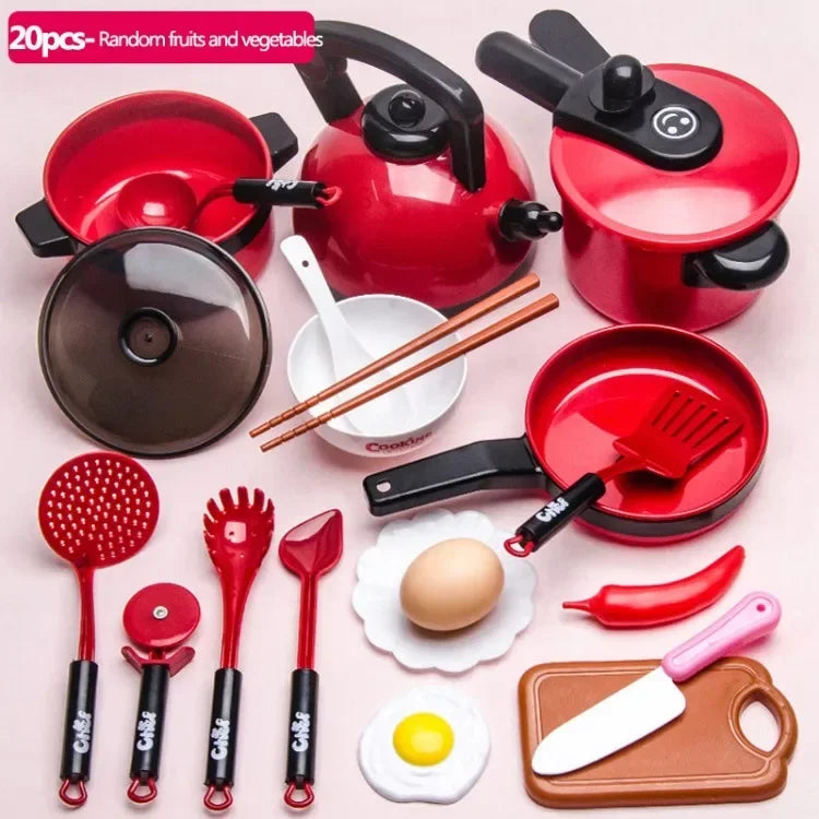 Set di Giocattoli da Cucina per Bambini β Gioco di Simulazione con Frutta e Accessori da Cucina! ππ΄