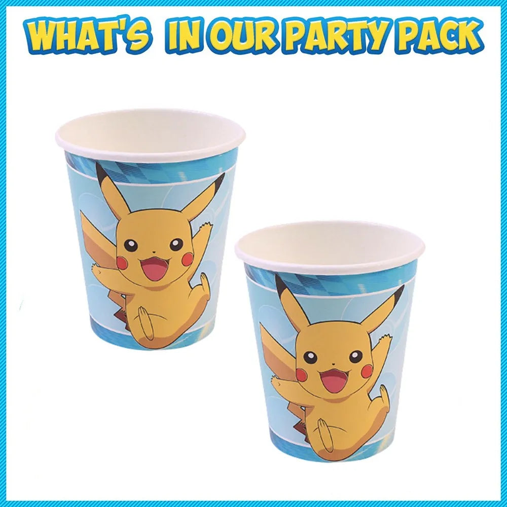 1Set Pokemon Balloon 32 Inch Number Foil Balloons 1st-9st Kids Pikachu Theme Birthday Party Decorations Baby Shower Globos Toy