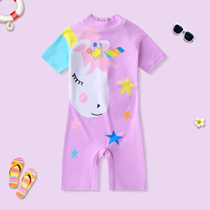 Costume da Bagno Bambini - Intero con Stampe Cartonate πποΈ