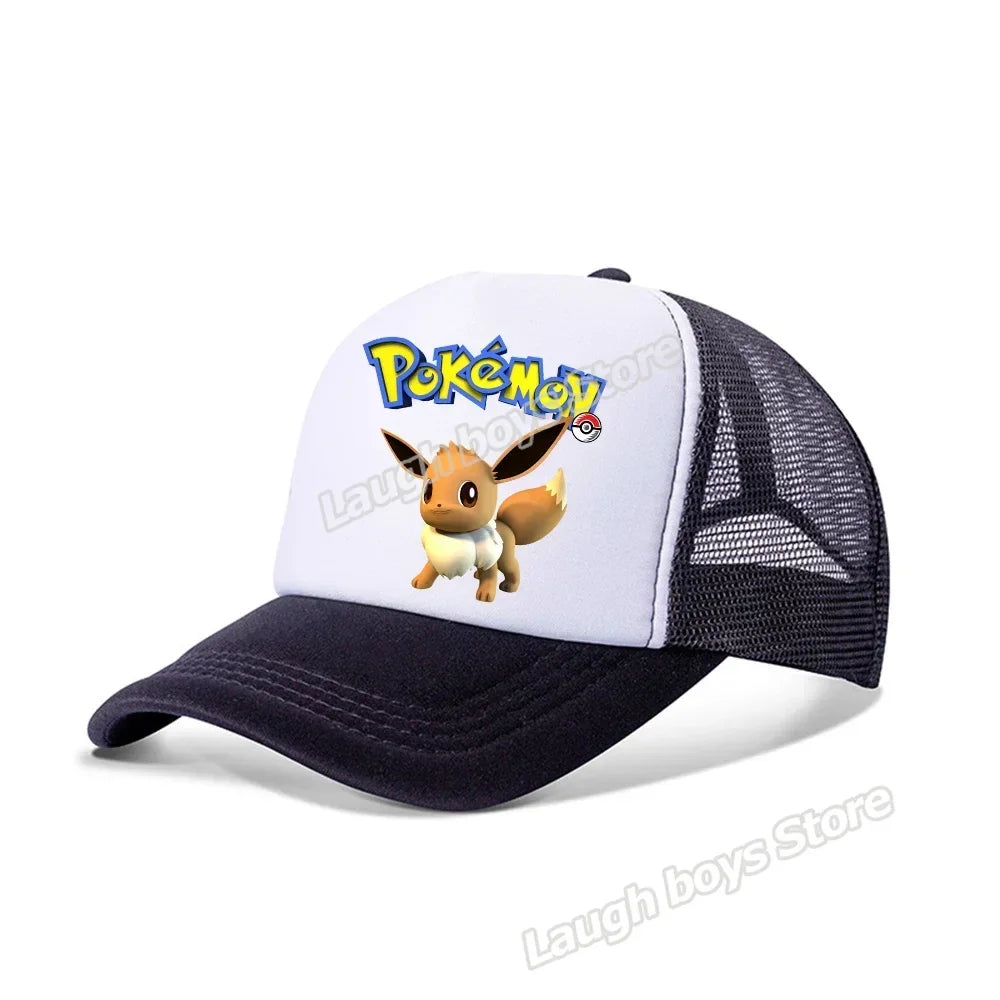 Pokemon Summer Sunhat Pikachu Baseball Cap Mom Hat Adult Lover Girls Women Hip Hop Parent-child Outdoor Sport Shade Caps Gifts