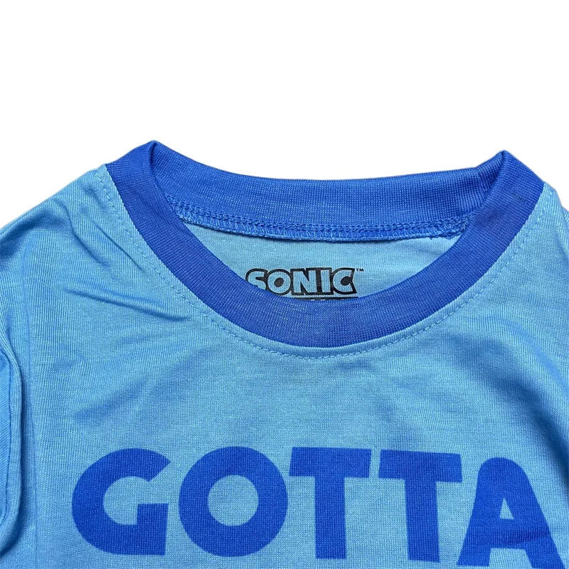 Sonic The Hedgehog Spring Children's Clothing Sets Boy Sleepwear Long sleeved pants Clothes Kids Pajamas Set Baby boys Pyjamas