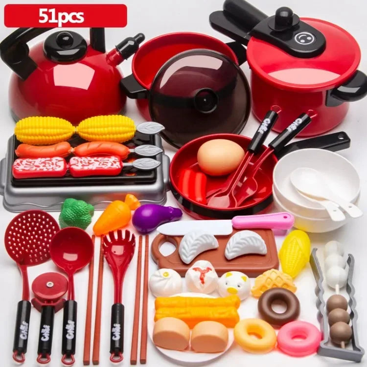 Set di Giocattoli da Cucina per Bambini β Gioco di Simulazione con Frutta e Accessori da Cucina! ππ΄