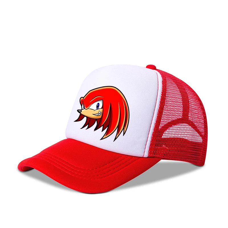 Soniced Boys Cute Baseball Cap Cute Anime Canvas Printed Hat Outdoor Street Casual Sunshade Summer Kids Adult Kawaii Party Gifts