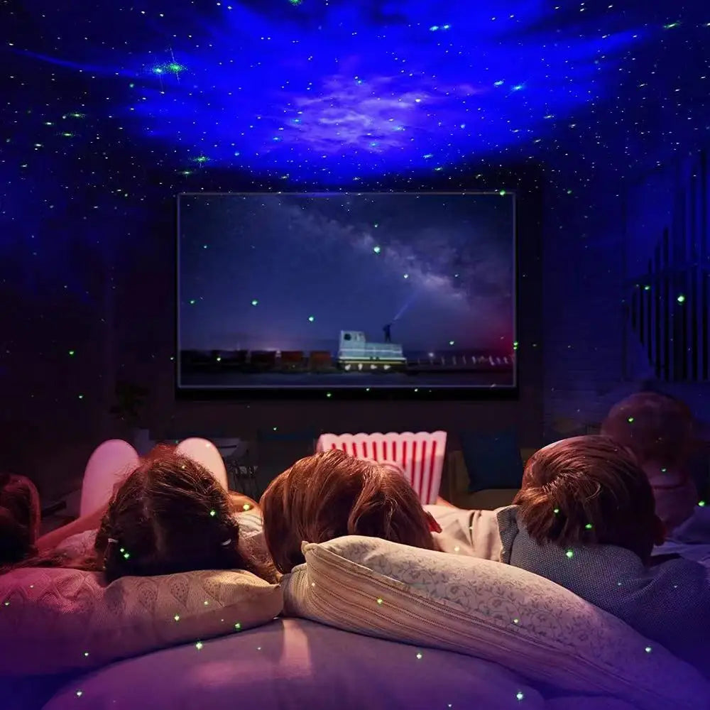 Proiettore LED Astronauta con Stelle e Galassie – Lampada Notturna con Proiezione del Cielo Stellato per Decorazione della Camera dei Bambini