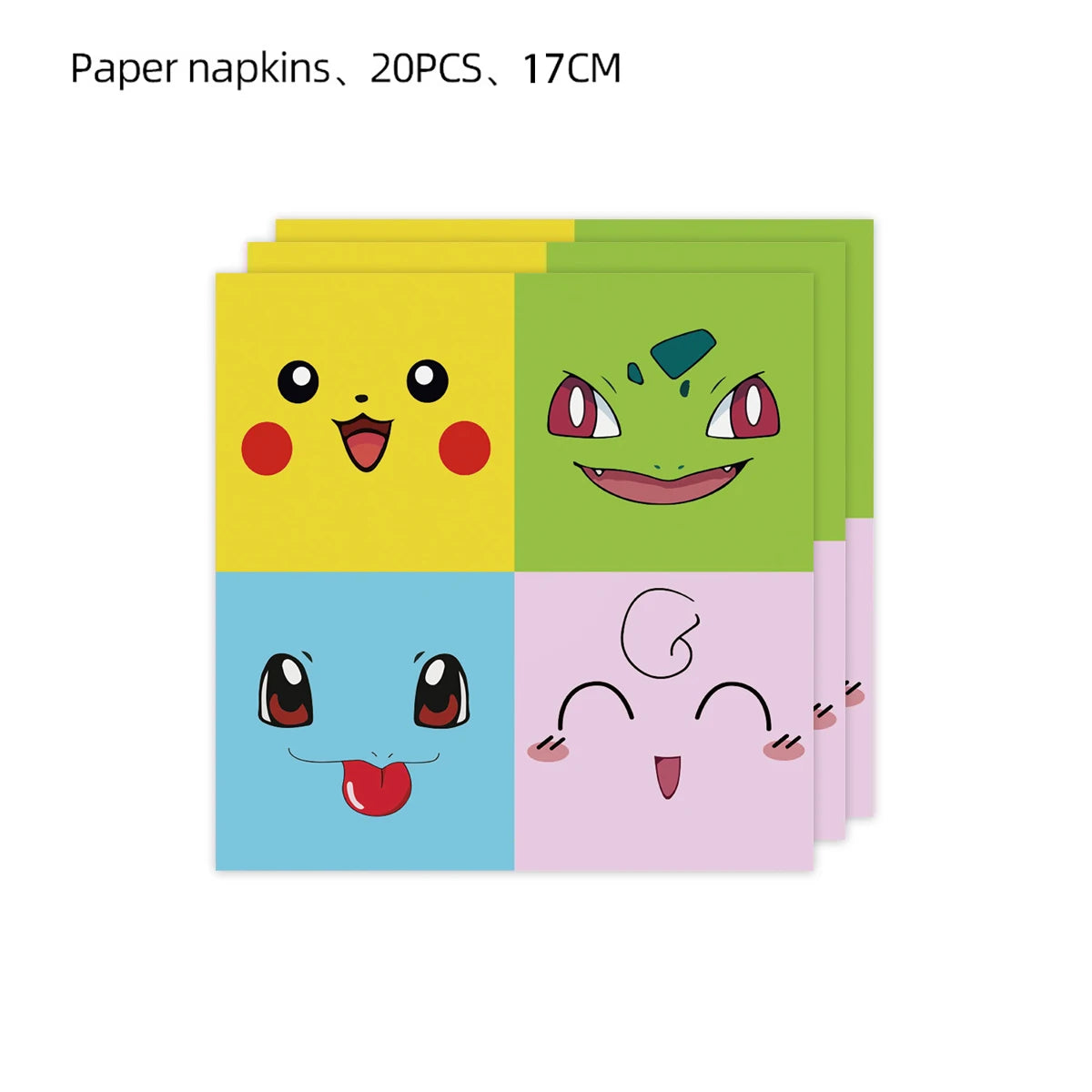 Pokemon Birthday Party Decor Disposable Tableware Cup Plate Napkin Tablecloth Pikachu Kids Baby Shower Party Supplies