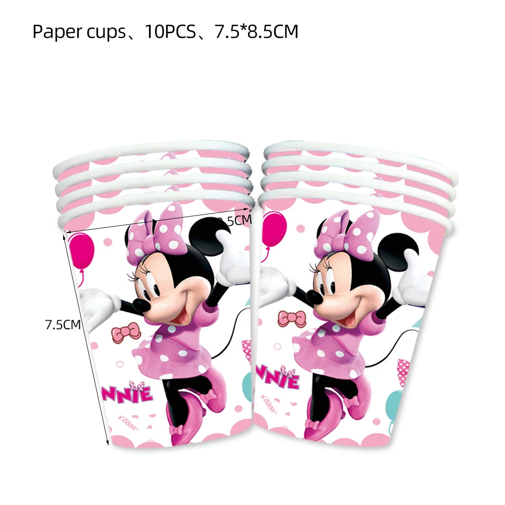 π Decorazioni per Festa di Compleanno Minnie Mouse β Kit Tavola Usa e Getta per Bambine π