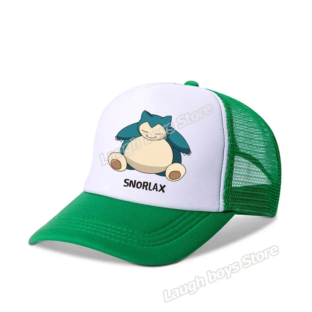 Pokemon Summer Sunhat Pikachu Baseball Cap Mom Hat Adult Lover Girls Women Hip Hop Parent-child Outdoor Sport Shade Caps Gifts