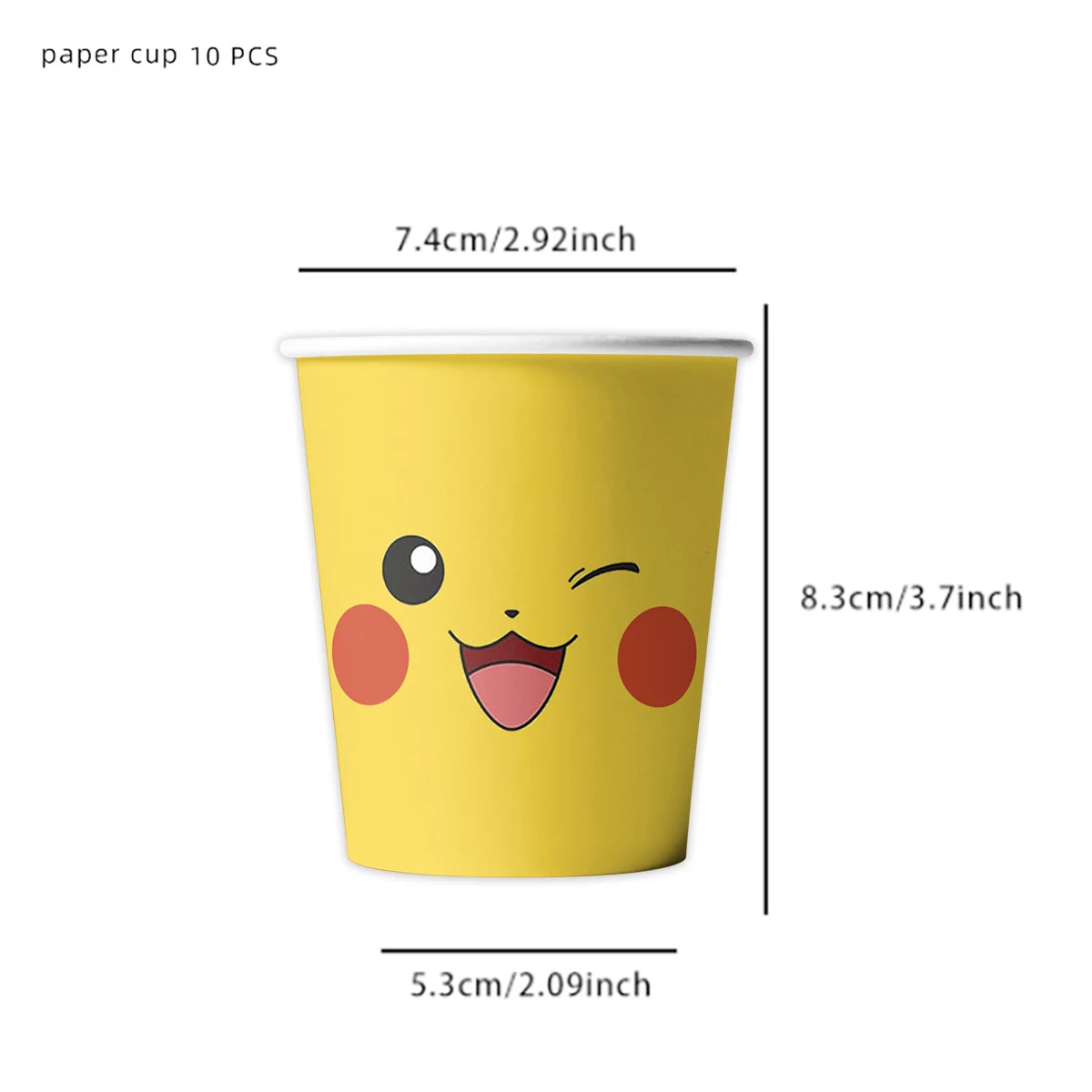 Pokemon Birthday Party Decor Disposable Tableware Cup Plate Napkin Tablecloth Pikachu Kids Baby Shower Party Supplies
