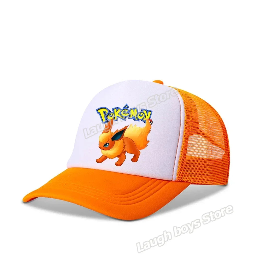 Pokemon Summer Sunhat Pikachu Baseball Cap Mom Hat Adult Lover Girls Women Hip Hop Parent-child Outdoor Sport Shade Caps Gifts