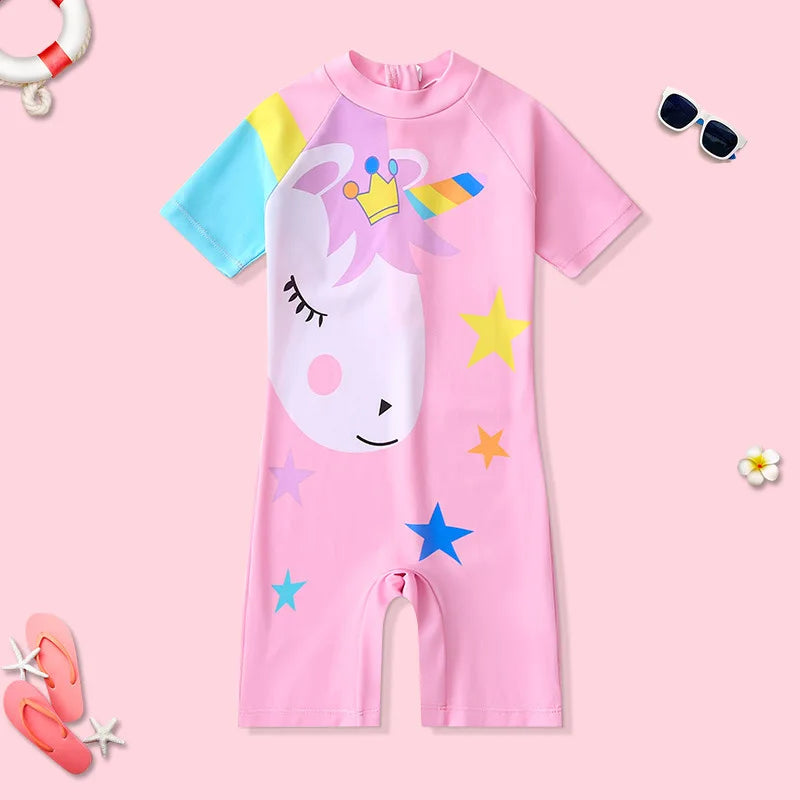Costume da Bagno Bambini - Intero con Stampe Cartonate πποΈ