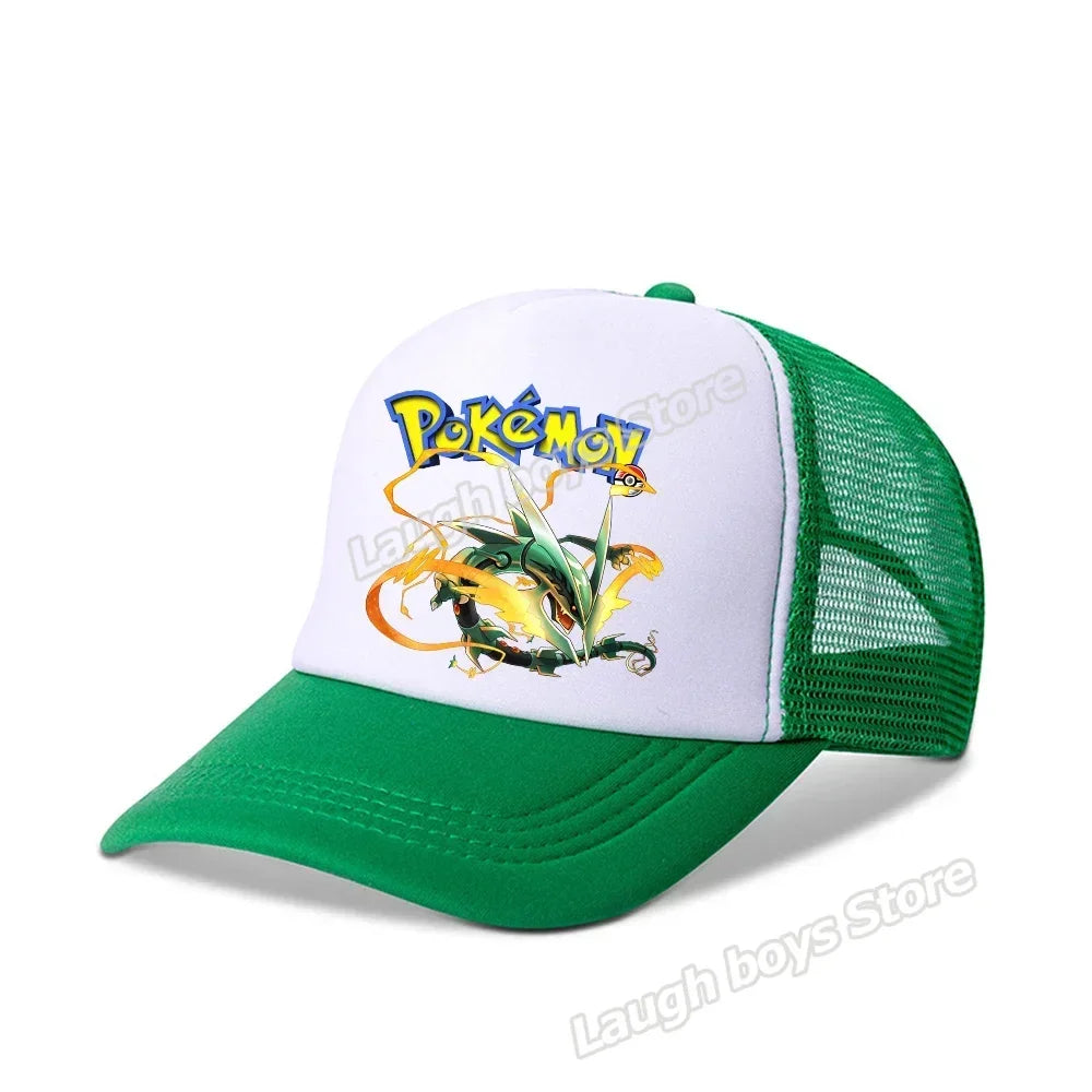 Pokemon Summer Sunhat Pikachu Baseball Cap Mom Hat Adult Lover Girls Women Hip Hop Parent-child Outdoor Sport Shade Caps Gifts