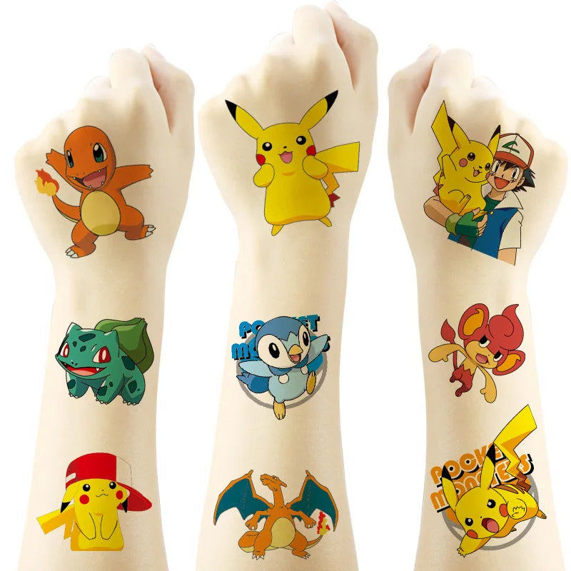 Pokemon Birthday Party Decor Disposable Tableware Cup Plate Napkin Tablecloth Pikachu Kids Baby Shower Party Supplies