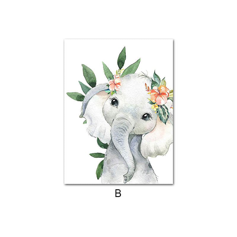 Decorazioni cameretta - quadri cuccioli animale