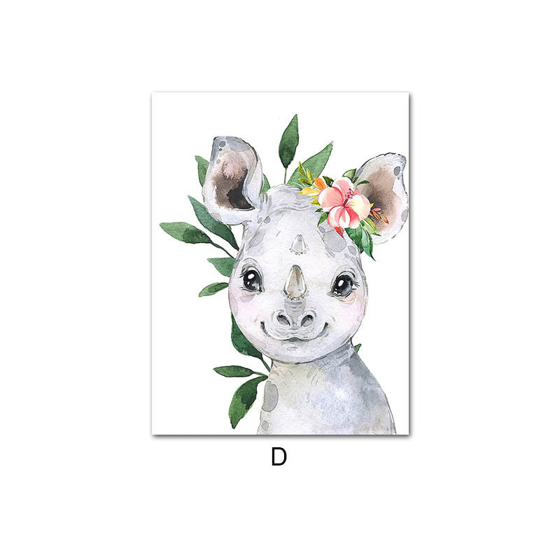 Decorazioni cameretta - quadri cuccioli animale