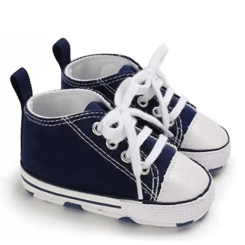 Scarpe per Neonato – Sneakers in Tela Classiche per i Primi Passi