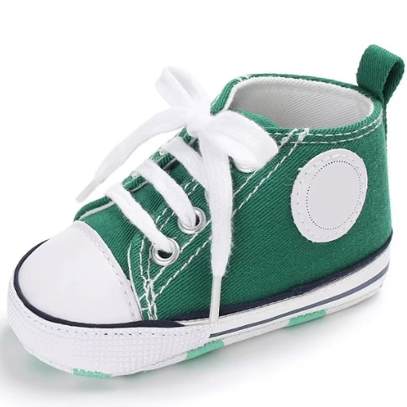 Scarpe per Neonato – Sneakers in Tela Classiche per i Primi Passi