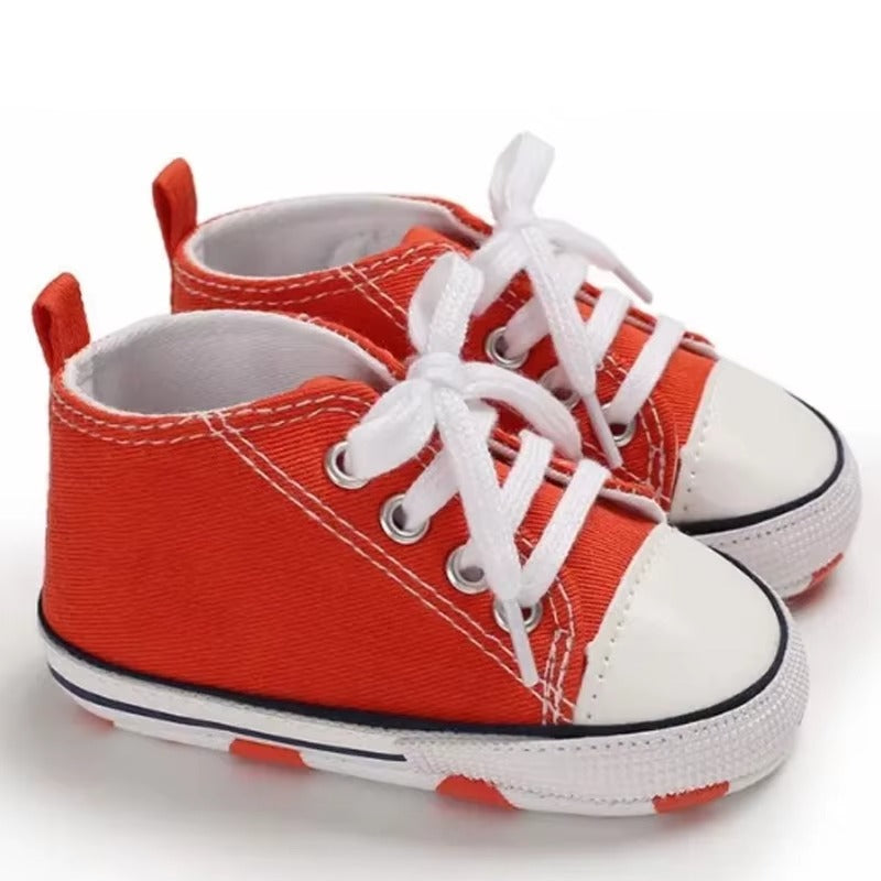 Scarpe per Neonato – Sneakers in Tela Classiche per i Primi Passi