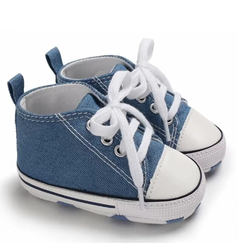 Scarpe per Neonato – Sneakers in Tela Classiche per i Primi Passi