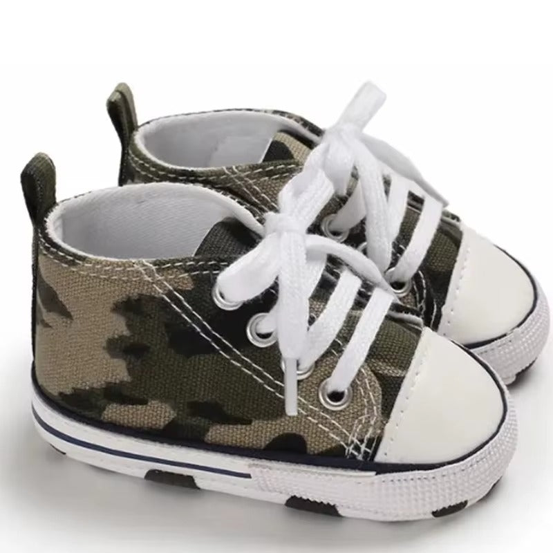 Scarpe per Neonato – Sneakers in Tela Classiche per i Primi Passi