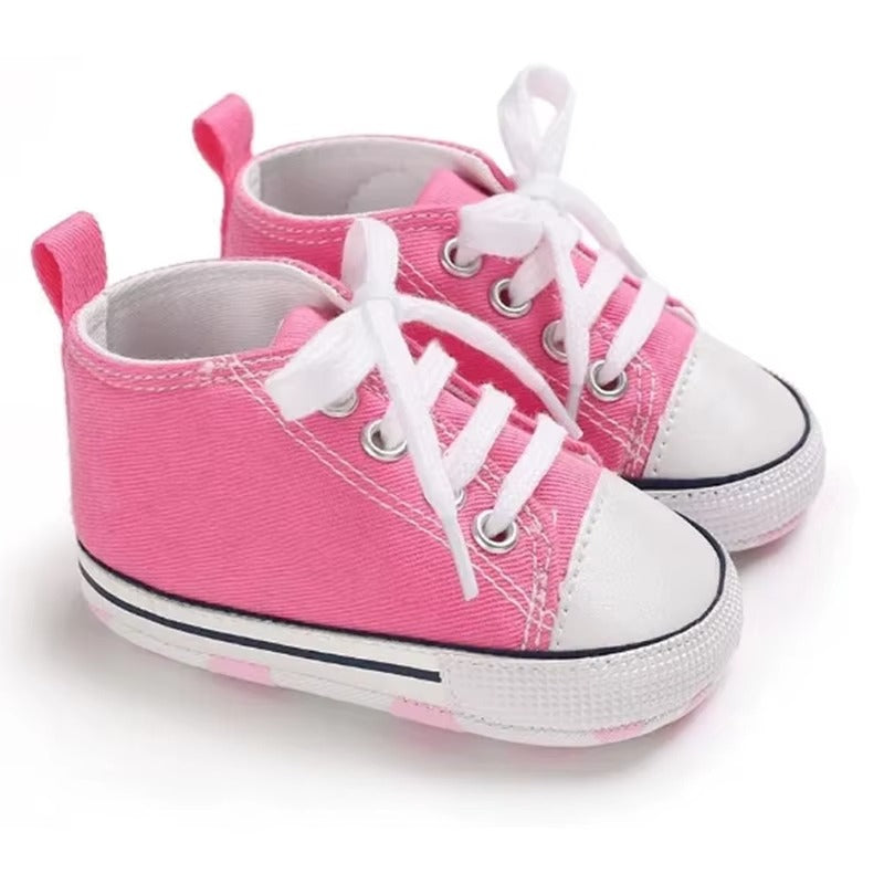 Scarpe per Neonato – Sneakers in Tela Classiche per i Primi Passi