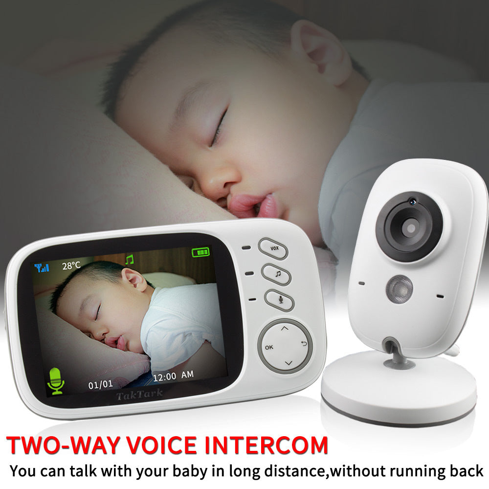 Monitor digitale wireless per bambini da 3,2 pollici con interfono bidirezionale