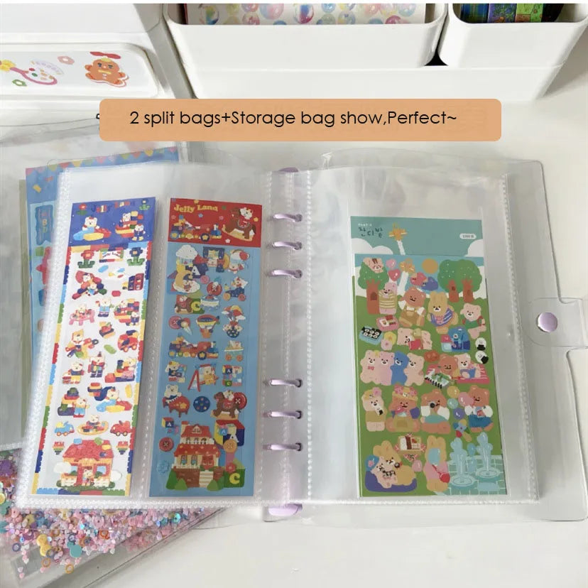 Album Raccoglitore A5 Multiuso – Per Adesivi, Carte e Foto