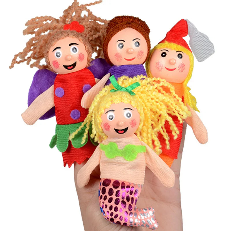 Set di Burattini da Dito - Animali Baby in Peluche 🦆🎭