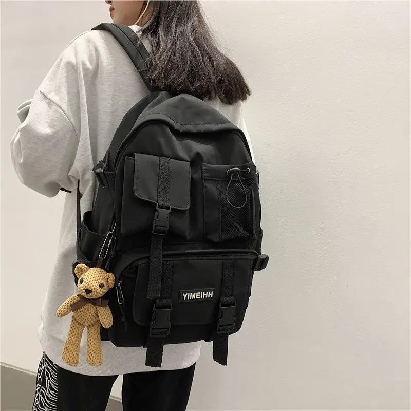Zaino in Tela Unisex - Stile e Funzionalità 🎒✨