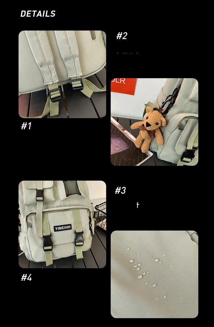 Zaino in Tela Unisex - Stile e Funzionalità 🎒✨
